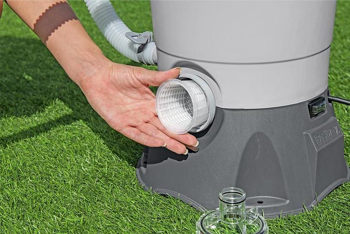 Image du produit Bestway Pompe de filtration à sable pour piscine hors sol 3 596 L