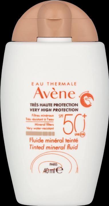 Actual product image Avène Solar fluid mineral tinted SPF50+ (Suntan cream, SPF 50+, 40 ml, 71 g)