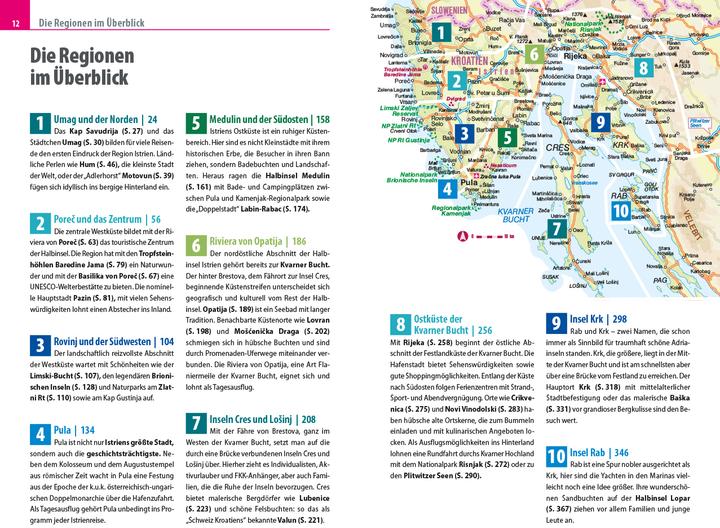 Image du produit Reiseführer Kroatien: Istrien und Kvarner Bucht (Allemand, Werner Lips, 2022)