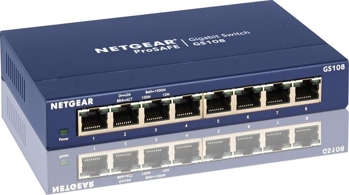 Image du produit Netgear Gs108ge (8 Ports)