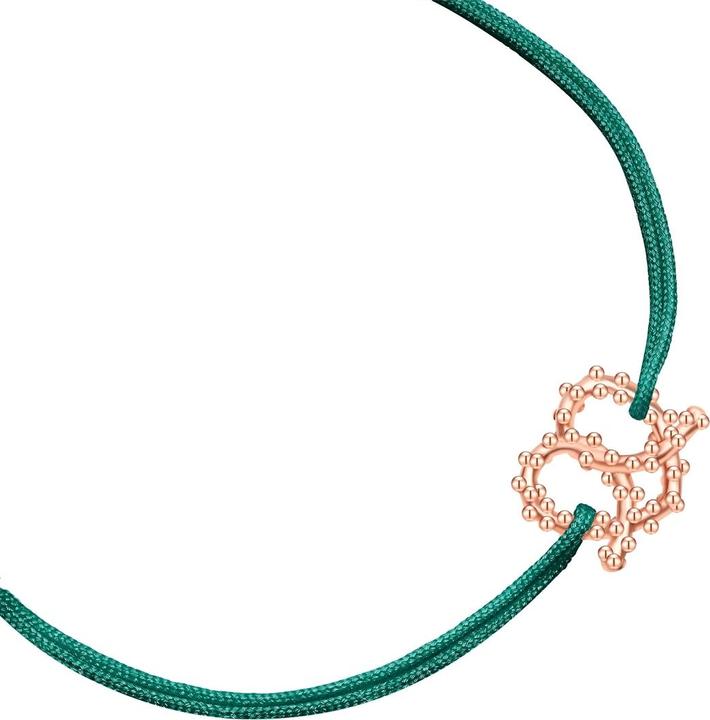 Actual product image Glanzstücke München Ladies bracelet heart pretzel - 36390 (22 cm, Sterling Silver)