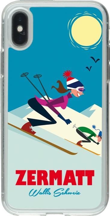 Immagine prodotto PhoneLook Coperchio in gomma trasparente Zermatt Ski Downhill (Apple iPhone XS, Apple iPhone X)