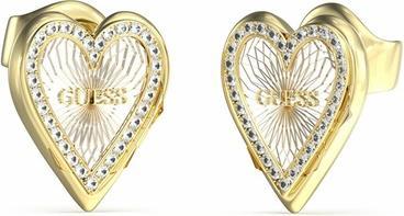 Guess Beautiful bicolor earrings Love Me Tender JUBE03237JWYGRHT/U (Emaille, Edelstahl)