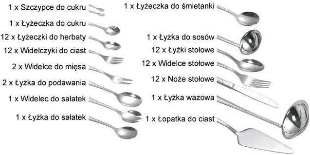 Produktbild King KINGHOFF Cutlery set - 72 items KH-3519 (72 Stück, Besteck Set)