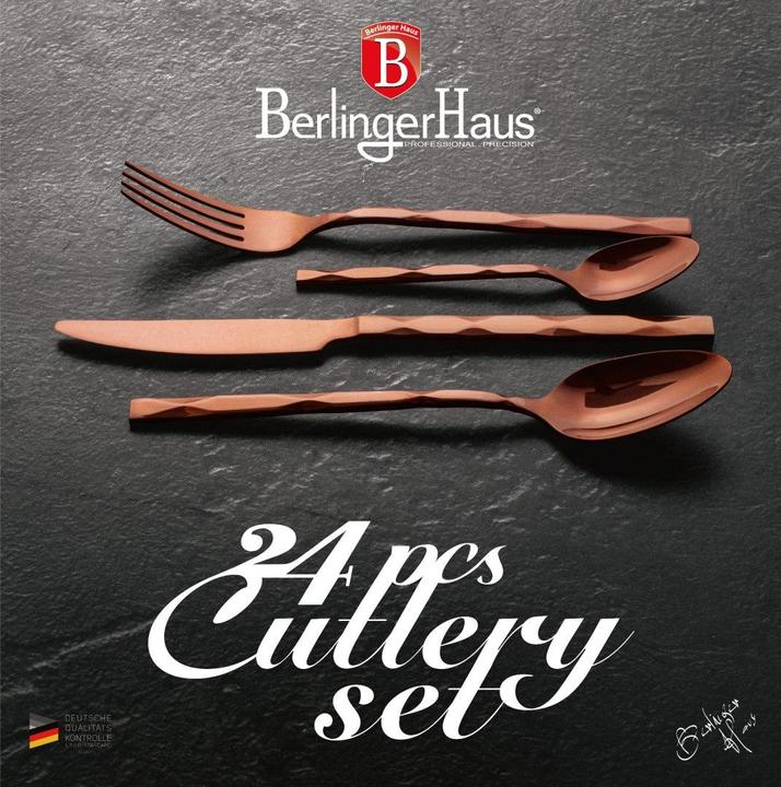 Image du produit BerlingerHaus TABLE TOOLS 24 ITEMS. BH-2621 ROSE GOLD (24 pièce(s), Set de couverts)