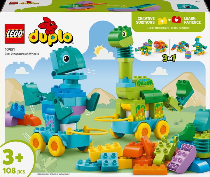 Immagine prodotto LEGO Dinos auf Rädern 3-in-1-Set (10451)
