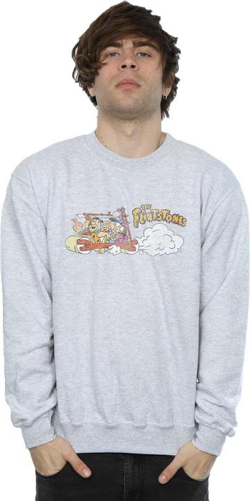 Immagine prodotto The Flintstones Family Car Distressed Felpa Uomo (S)