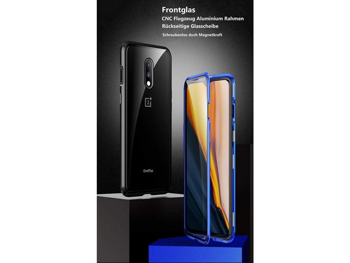 Produktbild G-Case OnePlus 7 Aluminium Magnetic Glass Case Hülle (OnePlus 7)