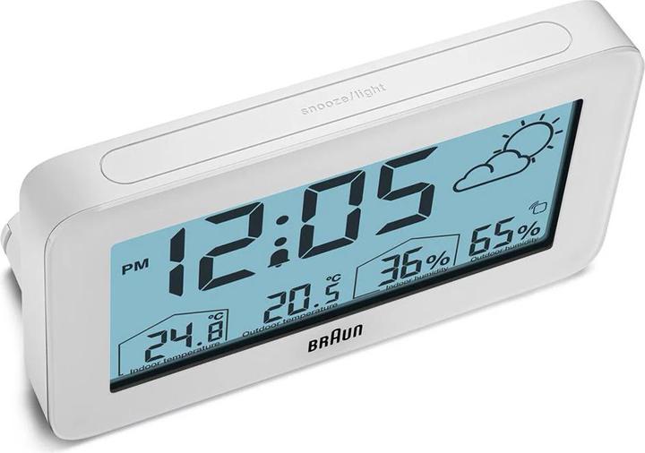 Immagine prodotto Braun Sveglia digitale BC13WP con stazione meteo