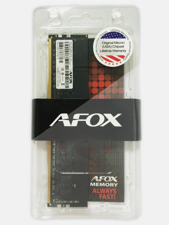 Image du produit AFOX Mémoire DDR4, 16 Go, 2666 MHz, CL19 (AFLD416FS1P) (1 x 16GB, 2666 MHz, RAM DDR4, U-DIMM)