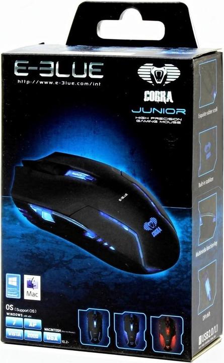 Actual product image Blue Cobra II Mouse (EMS151BK) (Cable)