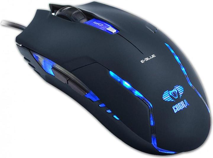 Actual product image Blue Cobra II Mouse (EMS151BK) (Cable)