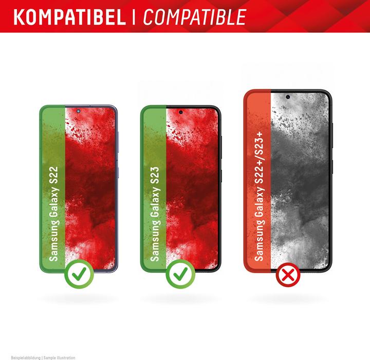 Immagine prodotto Displex Real Glass, 2D Panzerglas (1 Pezzo/i, Samsung Galaxy S23, Samsung Galaxy S22 5G)