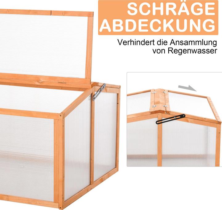 Immagine prodotto Outsunny Letto rialzato con struttura in legno