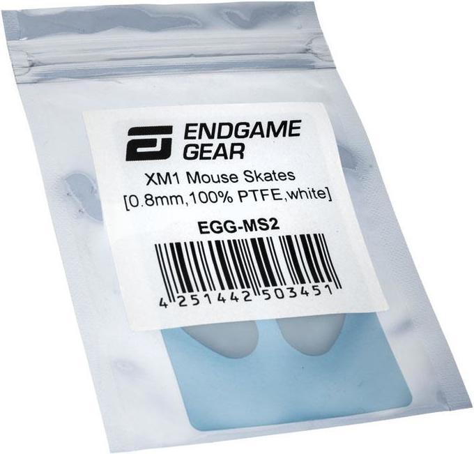 Actual product image Endgame Gear XM1 Mouse Skates, 100% PTFE, Milk White - One Set
