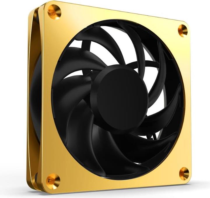 Alphacool Apex Stealth Metal Power 120mm L?fter 3000rpm (gold/schwarz) (120 mm, 1 x)