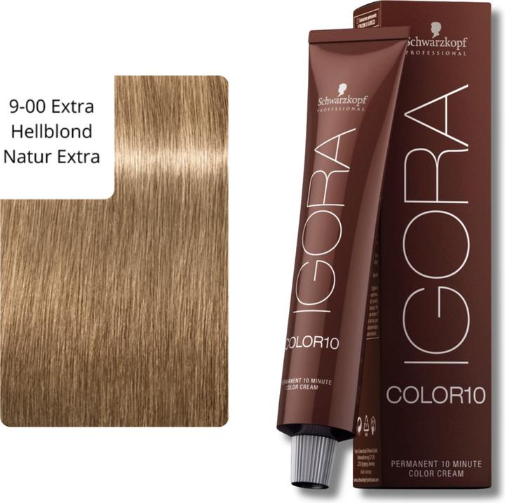 Immagine prodotto Schwarzkopf Professional Igora Color10 colore dei capelli (9-00 Natura Bionda Extra Leggera Extra)