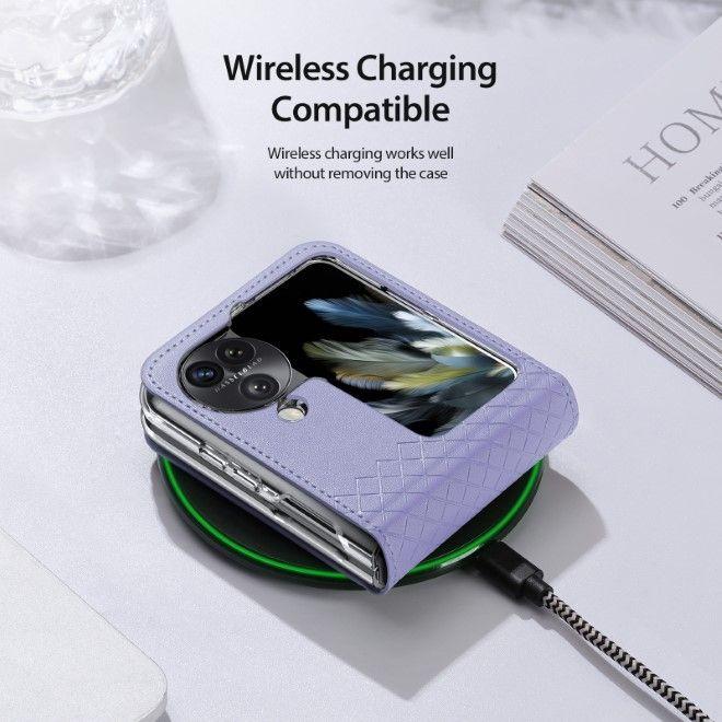 Actual product image Dux Ducis Bril Series Leather Cover (Oppo Find N3 Flip)