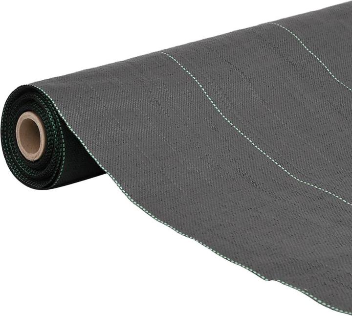 Produktbild VidaXL Unkrautvlies Gartenvlies Bodengewebe Unkrautfolie Schwarz 0,5x200m PP