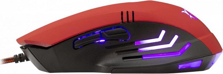 Produktbild White Shark Gaming mouse Hannibal 2, with backlight, 6 buttons, Red (Kabelgebunden)
