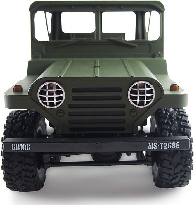 Immagine prodotto Amewi RC AMX U.S. Military Off-Road Vehicle RTR 4WD 1:14 verde militare (RTR pronto all'uso)