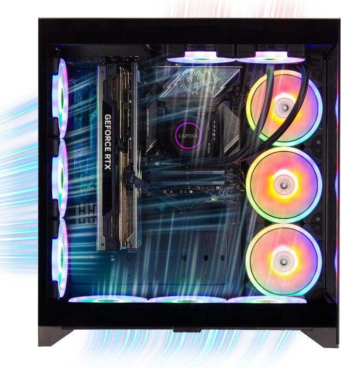 Immagine prodotto Captiva PC Highend Gaming R83-476 (Ryzen 7 7800X3D/RTX4070 Super 12GB GDDR6X/SSD 2TB/64GB/WLAN/Windows 11 H (AMD Ryzen 7 7800X3D, 65.54 GB, 2000 GB, GeForce RTX 4070 Super)