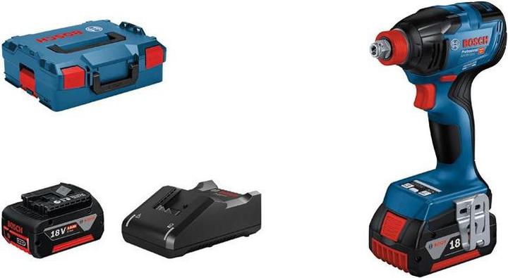 2 x 18V 5.0Ah batteries, 1x GAL 18V-40