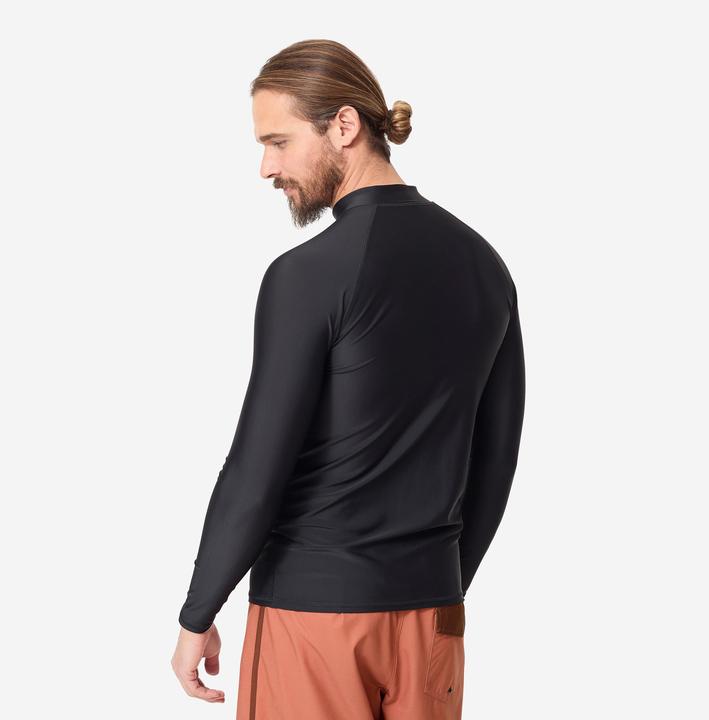 Produktbild Olaian UV-Shirt Herren UV-Schutz 50+ Zipp Eur Top 500 schwarz (M)