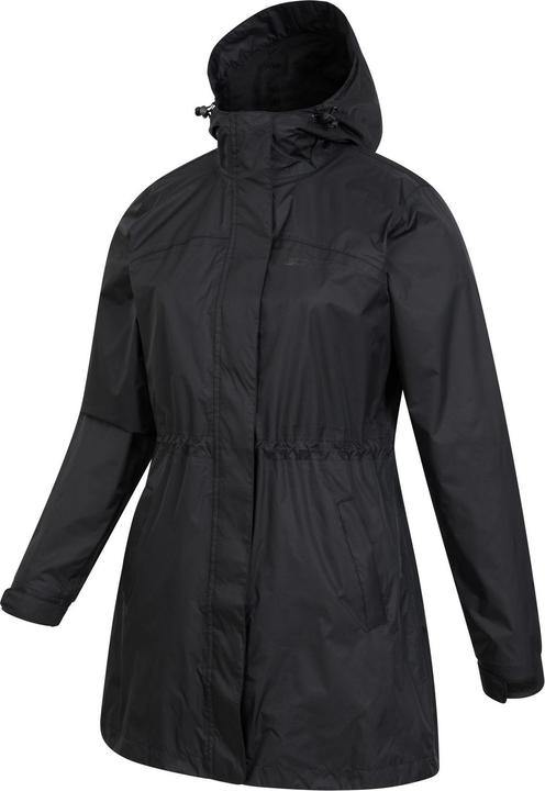 Actual product image Mountain Warehouse Womens/Ladies Torrent Longline Waterproof Lightweight Waterproof Jacket (42 D)