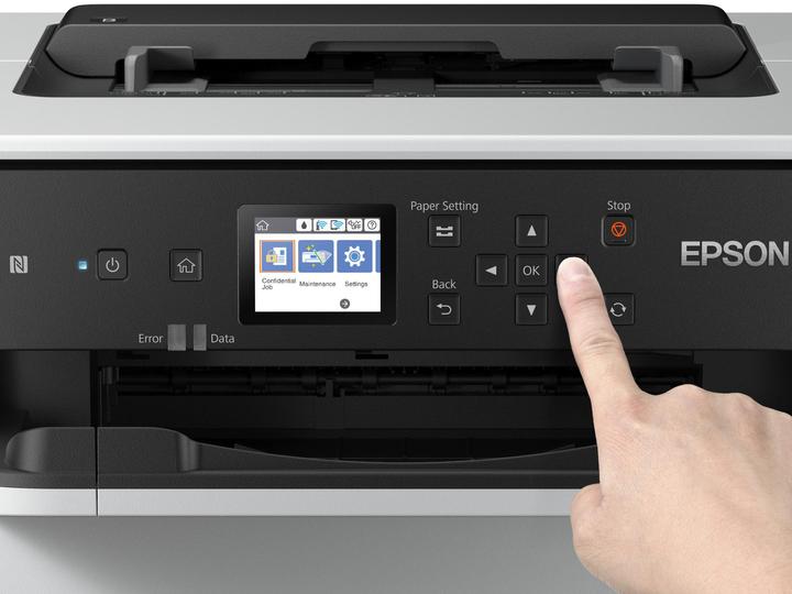 Image du produit Epson WorkForce Pro WF-M5298DW (C11CG08401) jet d'encre, noir et blanc, A4, imprimante (Noir et blanc)