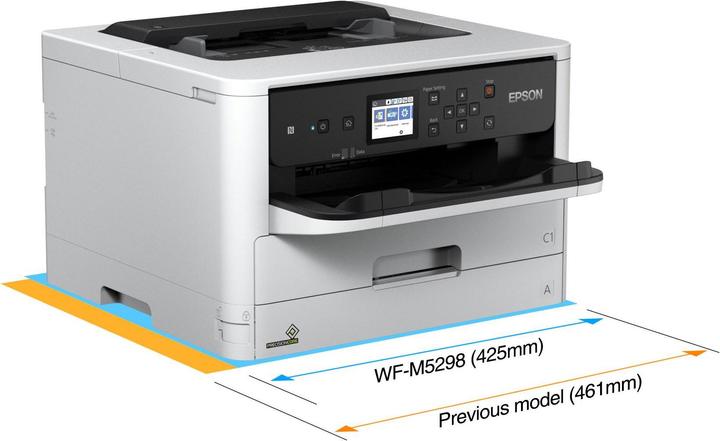 Image du produit Epson WorkForce Pro WF-M5298DW (C11CG08401) jet d'encre, noir et blanc, A4, imprimante (Noir et blanc)
