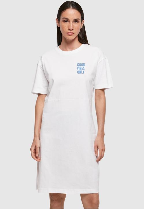 Produktbild Merchcode Ladies Good Vibes Only Oversized Slit Tee Dress - 118131 (L)