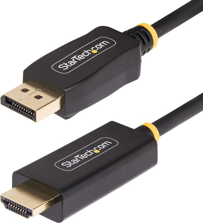 Immagine prodotto StarTech com 3F-DP-HDMI-4K60-HDR, 1 m, DisplayPort, HDMI tipo A (Standard), Maschio, Maschio, Dritto (1 m, DisplayPort)