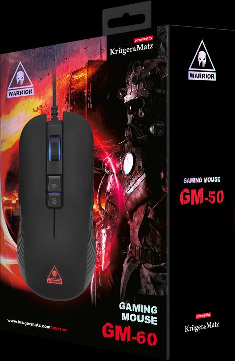 Actual product image Krüger&Matz Optical mouse Kruger & Matz Warrior GM-60 (Cable)