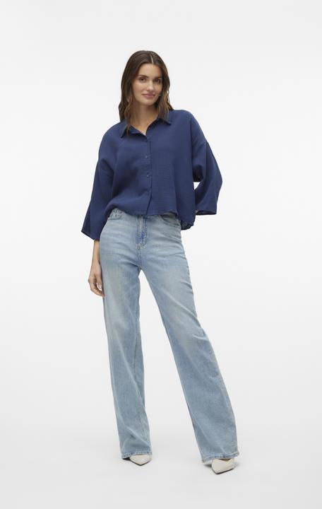 Actual product image Vero Moda VMNATALI CROP SHIRT WVN NOOS Blouse (M)