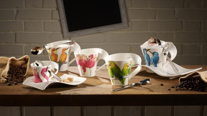 Actual product image Villeroy & Boch Mug with Handle (Gift Box) NewWave Caffè Rosa Flamingo (300 ml, 1 x)