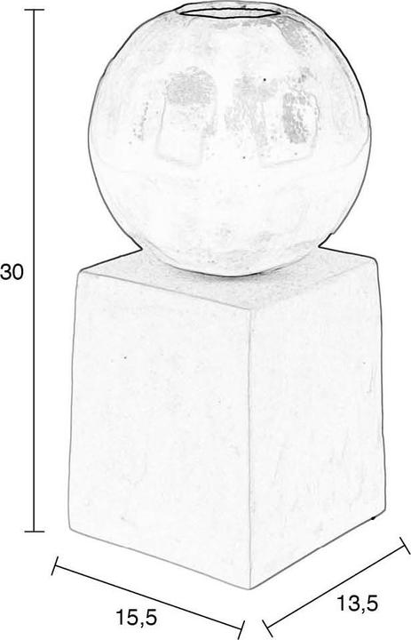Actual product image Zuiver Crocus Vase Beige (1 x)