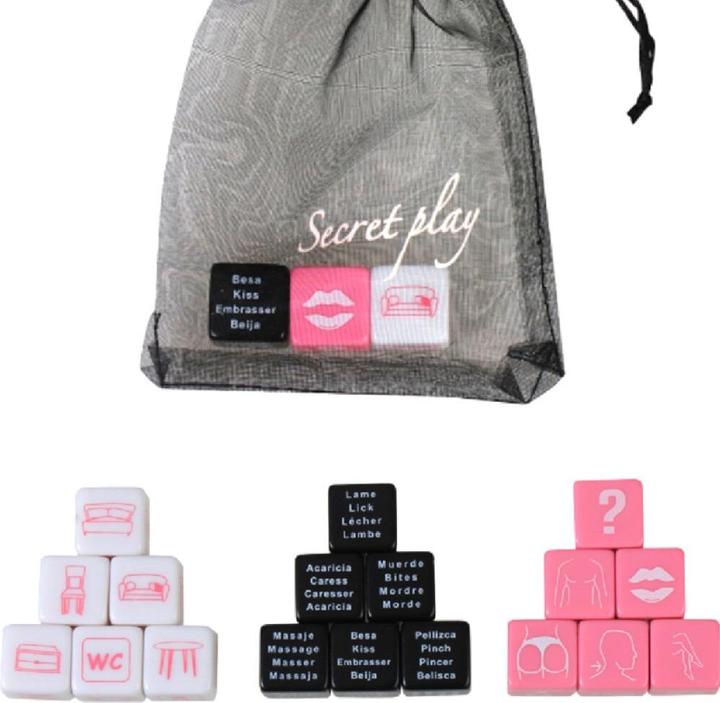 Actual product image Secret play SECRETPLAY JUEGO 3 DADOS (ES/PT/EN/FR) (Dice games, French, Portuguese, Spanish, English)