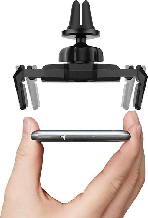 Actual product image Spigen Click.R Vent Car Mount Black