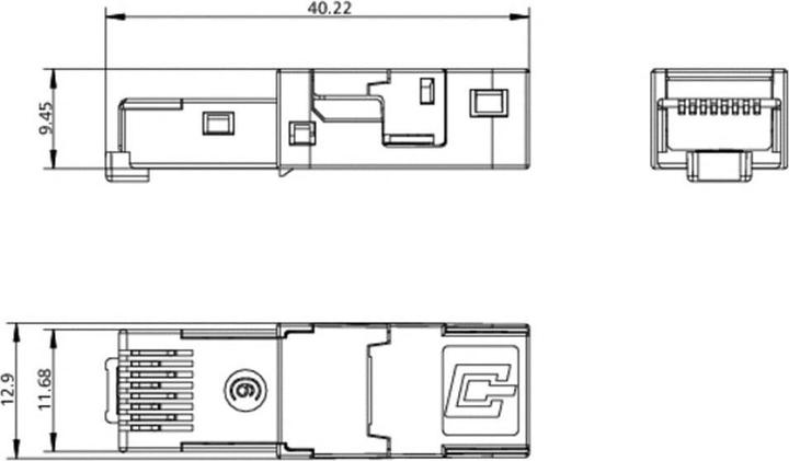 Immagine prodotto Metz Connect Inserto per spina RJ45 Cat. 6 industriale da campo-confezione