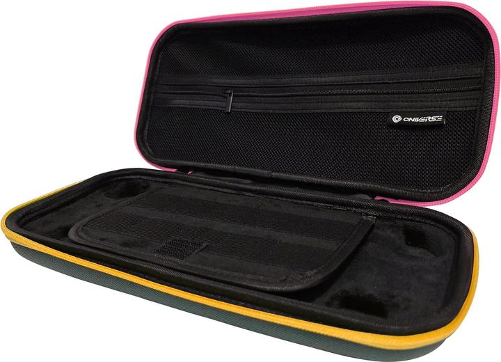 Actual product image Oniverse Trageetui für Nintendo Switch™ 2, Switch™ & Switch OLED™ - Gaming-Zubehör - Pink-Yellow (Switch OLED, Switch)