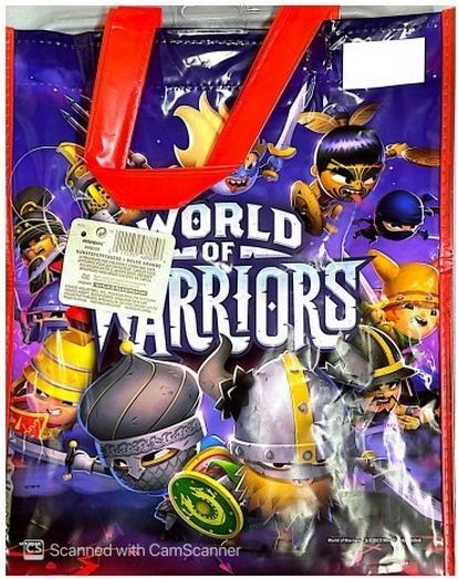 Actual product image World Of Warriors Characters Gift Bag (Cellophane wrap, 1 x)