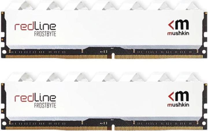Actual product image Mushkin DDR4 - 32GB - 3200- CL - 16 Redline FB G3 Dual Kit MSK (2 x 16GB, 3200 MHz, DDR4-RAM, DIMM)