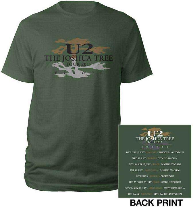 Produktbild U2 Joshua Tree Logo 2017 Back Print (M)