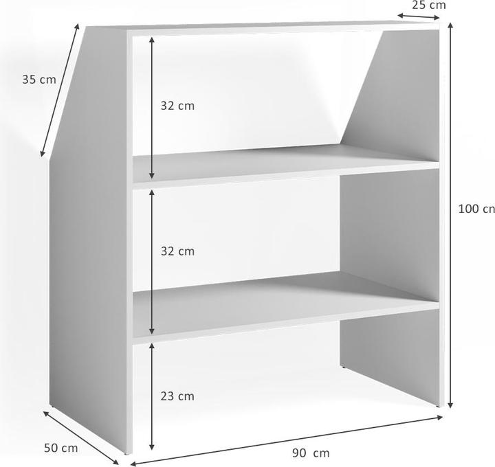 Actual product image Vicco Regal (90 x 50 x 100 cm)