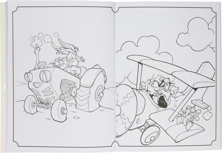 Image du produit Super Color Livre à colorier Looney Tunes avec crayons