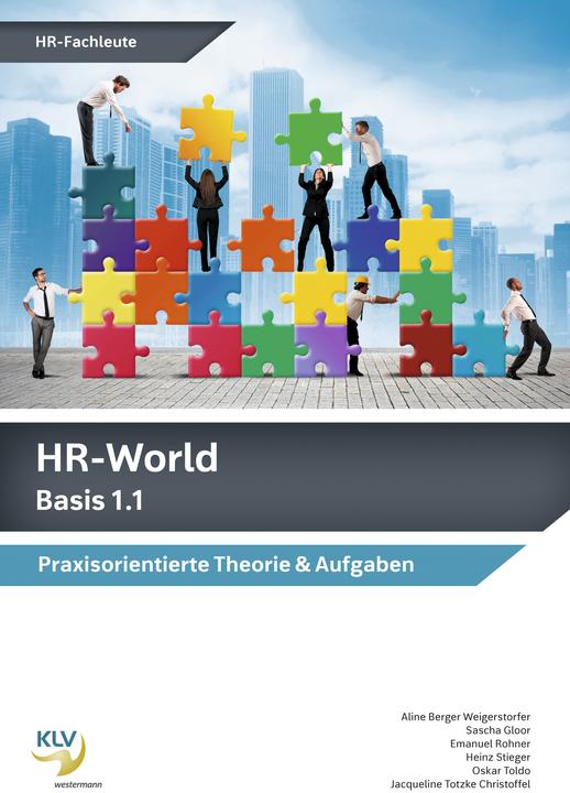 Immagine prodotto HR-World (Tedesco, Aline Berger Weigerstorfer, Heinz Stieger, EntwicklungsART GmbH, Gloor, Sascha Rohner Projects & Consulting GmbH, 2019)