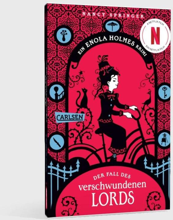 Actual product image Enola Holmes: Der Fall des verschwundenen Lords (German, Nancy Springer, 2024)