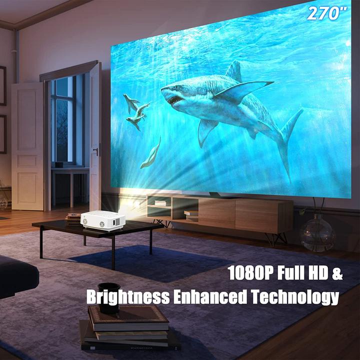 Produktbild Puxinat WiFi Beamer mit 100? Screen, 7500 Lumen