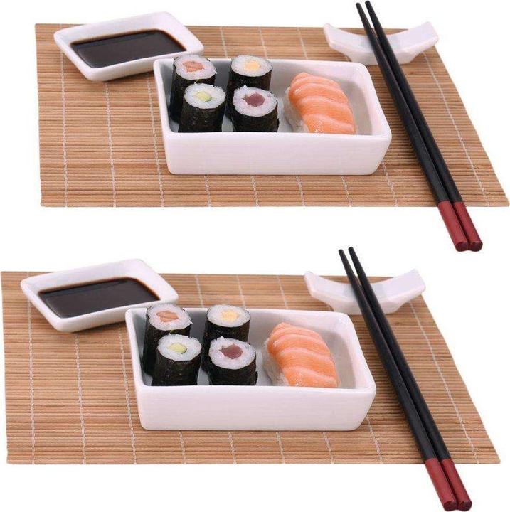 Actual product image Excellent Houseware SUSHI serving set for 2 people 12 pcs (12 Piece)